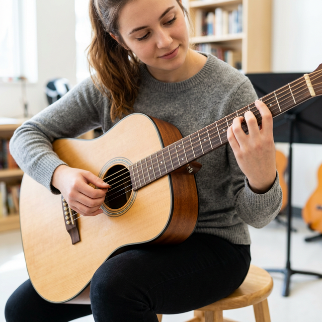 Bài 1: Làm quen với cây đàn Guitar & Tư thế ngồi chuẩn